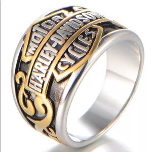 Harley Davidson Mens biker ring